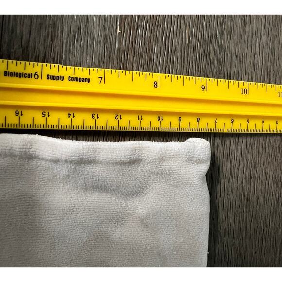 Modern Moments Cream Teddy Bear Lovey with Paw Print Underlay - Picture 6 of 6